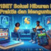 Ilustrasi WIN11BET hiburan digital terpercaya di Indonesia dengan slot interaktif, taruhan olahraga, dan transaksi cepat di laptop dan smartphone